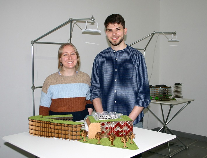 Ausstellung im FabLab: Studierende beschäftigen sich mit möglichem City Campus am Brill