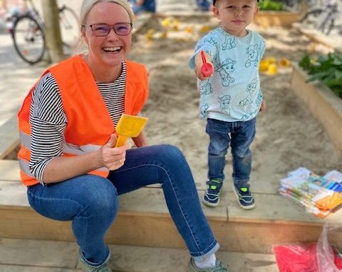 Kinder-Stadt-Garten 2022: Sandkasten und Aktionen kommen super an