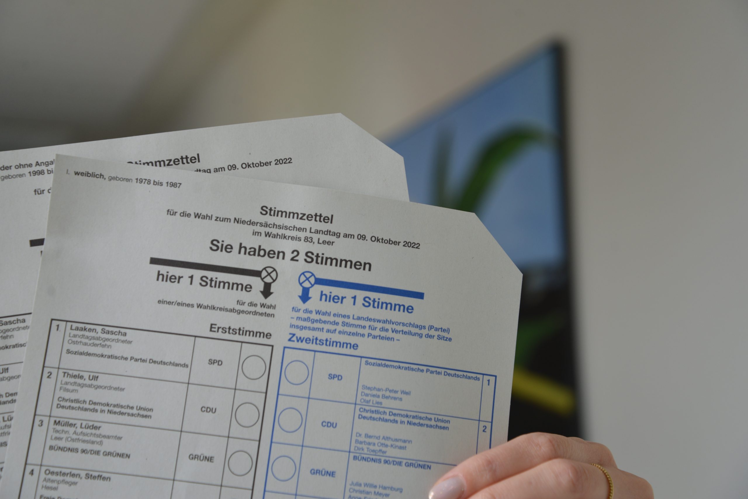 Landtagswahl 2022: Die rechte obere Ecke fehlt