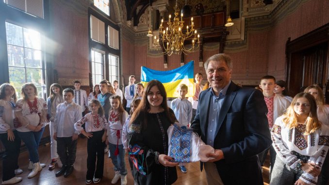 Kinder aus der Ukraine kommen auf andere Gedanken