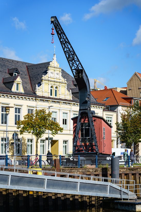 123 Jahre alter Hafenkran wird restauriert