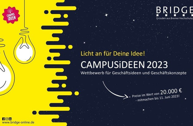 Wettbewerb CAMPUSiDEEN: Start-up-Ideen gesucht