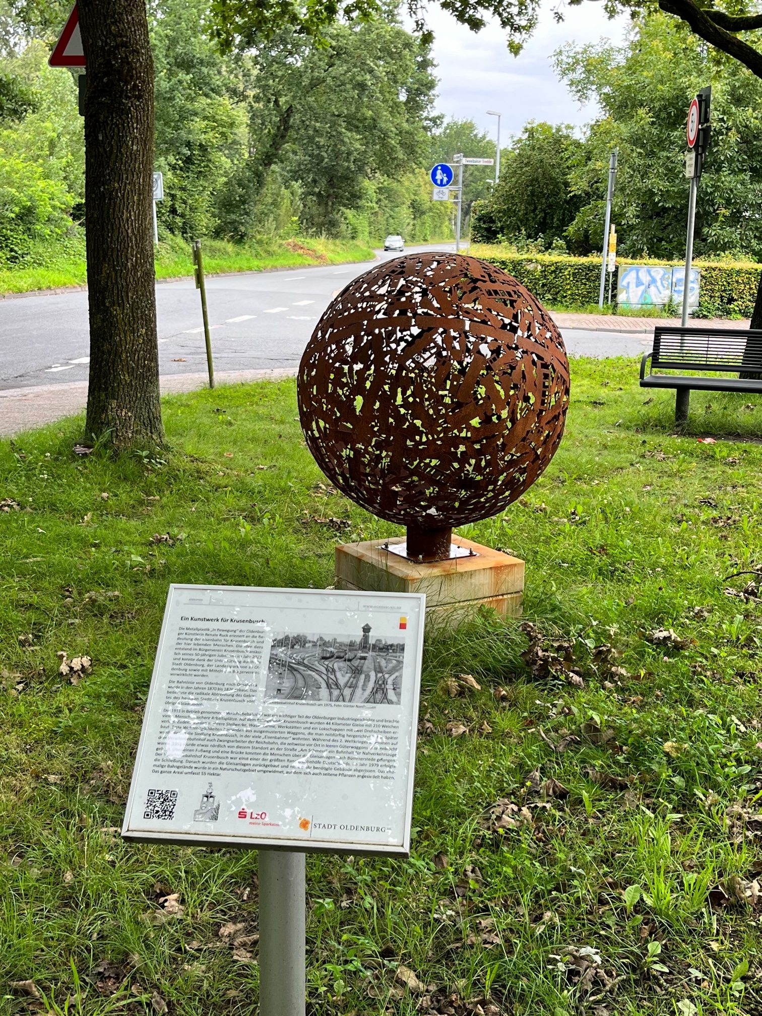 Neues Kunstwerk erinnert an die Ursprünge von Krusenbusch