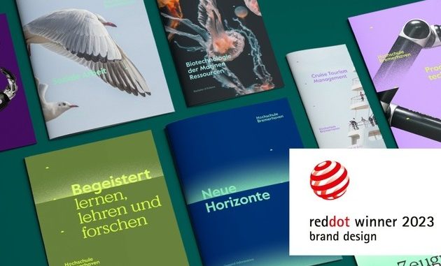 Ausgezeichnet: Der neue Markenauftritt der Hochschule Bremerhaven erhält internationalen Red Dot Communication Award 2023