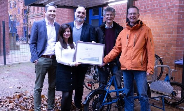 Hochschule als erster fahrradfreundliche Arbeitgeber in Bremerhaven ausgezeichnet