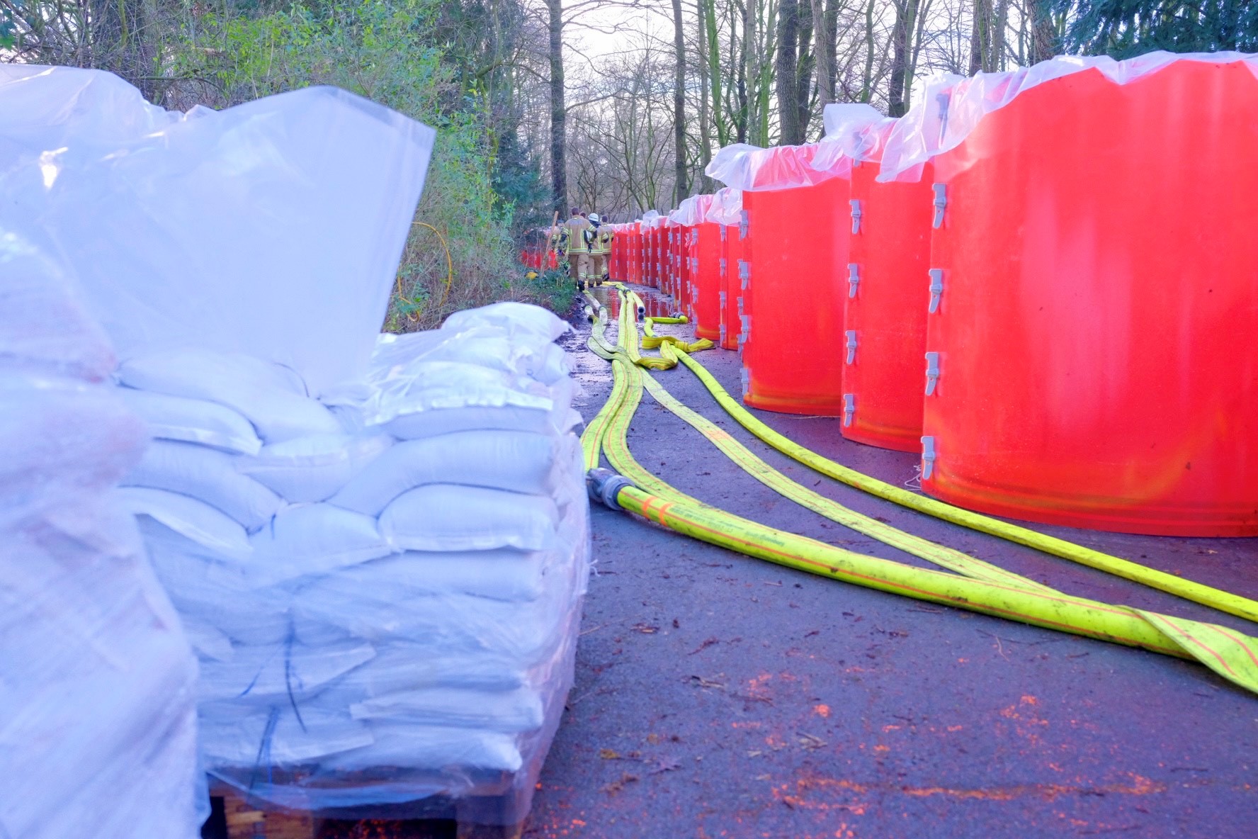 Aktuelle Hochwasser-Lage Stadt Oldenburg, 8. Januar