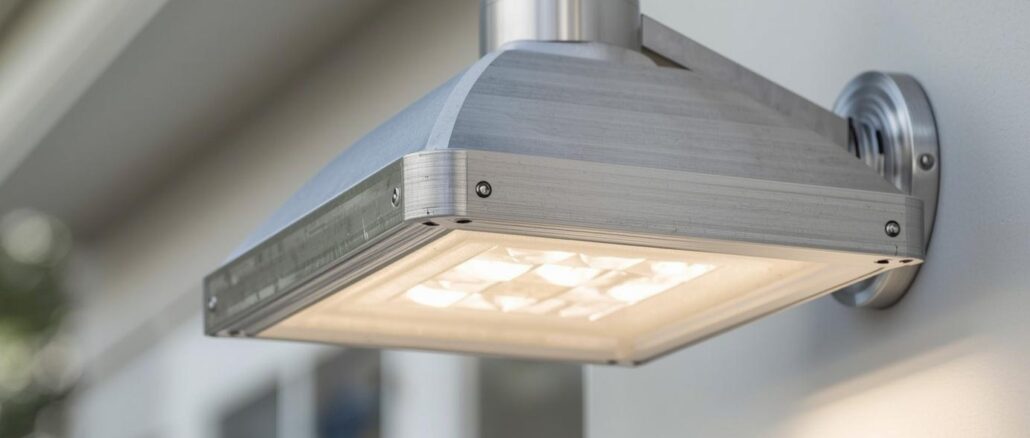 Außenbeleuchtung sicher installiert: Warum stabile Gehäuse aus Aluminium entscheidend sind