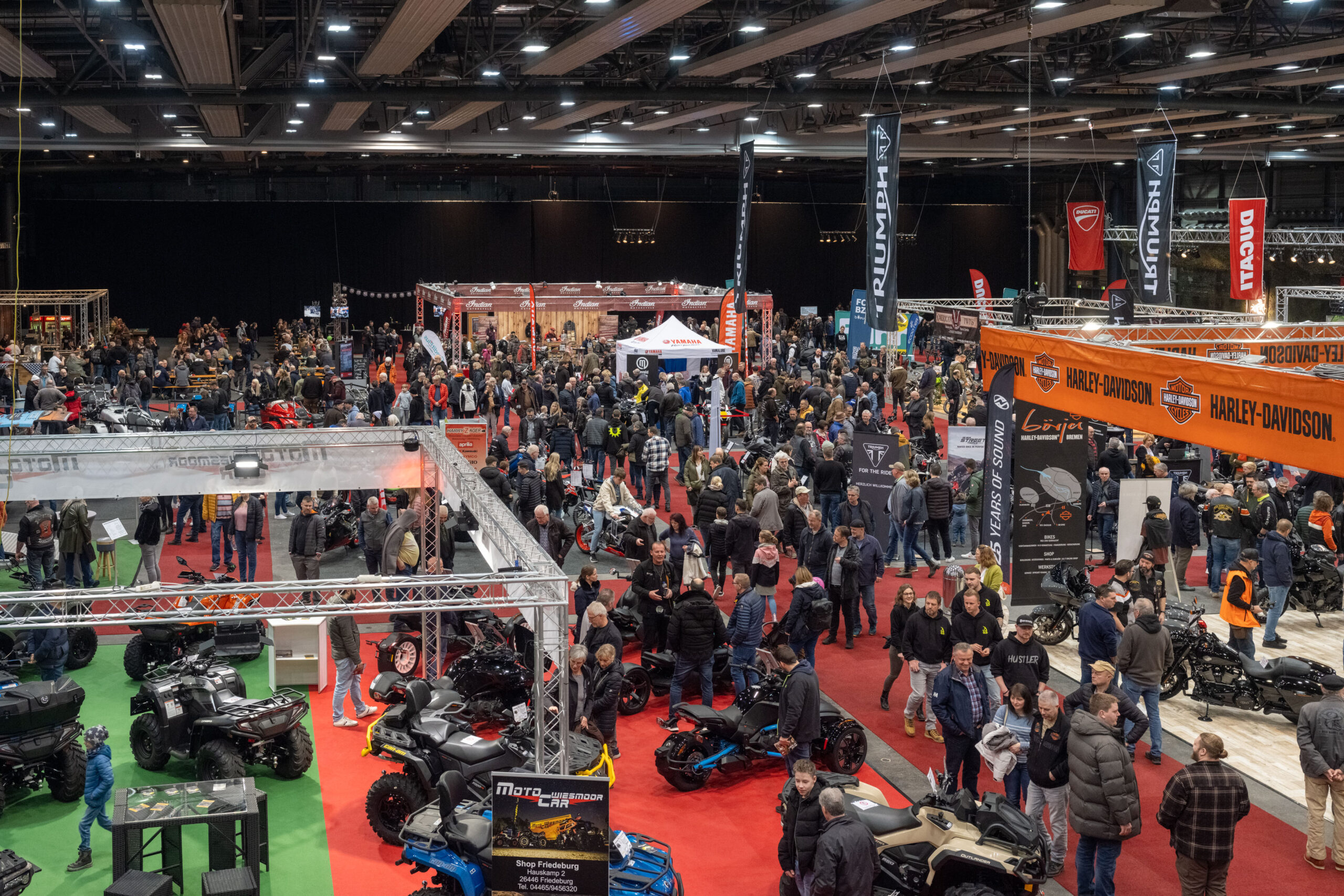 Wenn diese Nachricht nicht korrekt angezeigt wird, klicken Sie bitte hier. Sehr geehrter Herr Brunssen, hiermit erhalten Sie eine aktuelle Medieninformation der Weser-Ems Halle Oldenburg GmbH & Co. KG zur Messe MOTORRAD SHOW am 14. + 15. Februar 2026 in den Weser-Ems-Hallen Oldenburg. Alle Medieninformationen sowie die Möglichkeit zur Akkreditierung zur Messe finden Sie unter /www.motorradshow-oldenburg.de/fuer-presse/presseinformationen/. Über eine Veröffentlichung in Ihrem Medium würden wir uns sehr freuen. Für Rückfragen stehen wir Ihnen gerne zur Verfügung. MOTORRAD SHOW Oldenburg startet mit Vollgas in die neue Saison 2026