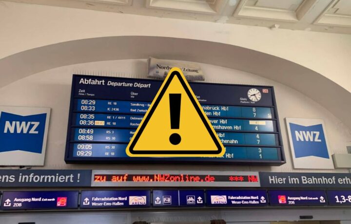 Bahn-Chaos zwischen Bremen und Oldenburg: Rund 2.000 Züge fallen wochenlang aus